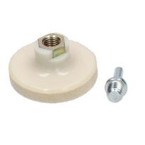 ITALKO poliravimo veltinis 70x10mm M14 su adapteriu