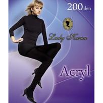 Moteriškos pėdkelnės Lady Kama 200 Acryl Lussi Nero, L