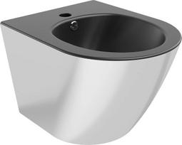 Pakabinama bidė Mexen Lena, Black mat/Silver