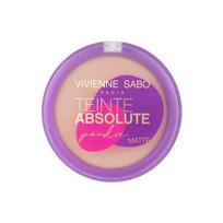 Kompaktinė pudra Vivienne Sabo Mattifying Pressed powder Absolute matte, 6 g, 04 · Grey beige