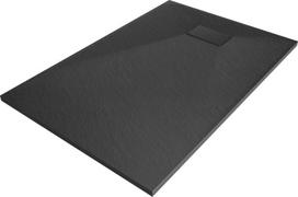 Stačiakampis dušo padėklas Mexen Hugo SMC su sifonu, Black, 140x70,80,90 cm