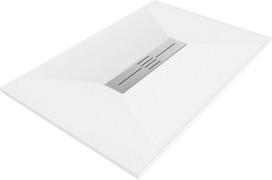 Stačiakampis dušo padėklas Mexen Toro SMC su sifonu, White, 140x70,80,90 cm