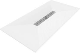 Stačiakampis dušo padėklas Mexen Toro SMC su sifonu, White, 150x70,80,90 cm