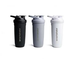SmartShake Reforce Stainless Steel 900 ml., plaktuvė, Pilka