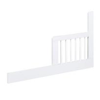 Apsauginiai turėklai vaikiškai lovai Klups Hen, 120x60, baltos spalvos