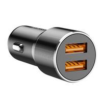 Jellico F9 36W kompaktiškas automobilinis DC 12-24V dvigubas 18W USB lizdas 3.1A adaptyvus greitas įkroviklis, juodas