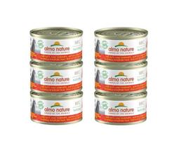 Almo Nature HFC Natural, katėms, vištiena ir krevetės, 6 x 70 g.