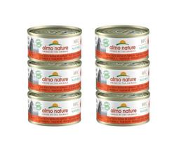 Drėgnas kačių ėdalas Almo Nature HFC Natural su vištiena ir moliūgais, 6x70 g