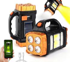 Žibintuvėlis Saulės lempa COB LED prožektorius 2 šviesos tipai 25W
