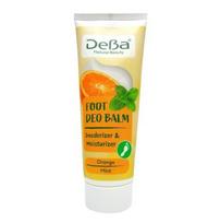 Minkštinantis pėdų balzamas su karbamidu, migdolų aliejumi ir mėtomis DeBa Natural Beauty, 75 ml