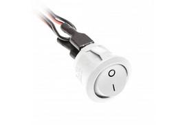 Įmontuojamas jungiklis GTV AE-WLB01-10, 12V 3A, baltas