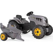 Traktorius su priekaba Smoby Stronger XXL, pilkas
