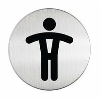 Klijuojama nuorodų lentelė WC Vyrams, Ø8,3cm