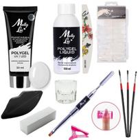 Rinkinys nagų priauginimui Polygel Clear