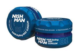 Plaukų formavimo vaškas Nishman Hair Styling Wax 01 GumGum vyrams, 150 ml, 150 ml