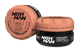 Plaukų matinis formavimo vaškas Nishman M6 Pliable Matte Hair Styling Inca Inchi vyrams, 100 ml, 100 ml