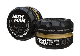 Plaukų formavimo vaškas Nishman Hair Styling Wax 07 Gold One vyrams, 150 ml, 150 ml