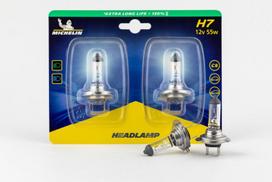 Automobilinė lemputė Michelin Extra Long Life 130% H7 12V 55W, 2 vnt.