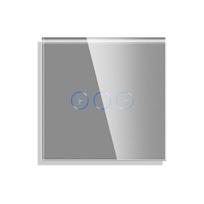 Sensorinis jungiklio dangtelis dimeriui Feelspot, pilkas, 86x86mm,Sensorinis jungiklio dangtelis dimeriui Feelspot, pilkas, 86x86mm