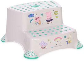 Dvigubas vonios laiptelis Lorelli Kiaulytė Pepa (Peppa Pig), baltas