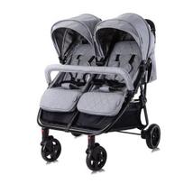 Vežimėlis dvynukams Lorelli Duo, Cool Grey