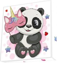 Deimantinė mozaika Panda Corn, 22X22 cm