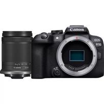 Skaitmeninis fotoaparatas Canon EOS R10 - Digital camera - mirrorless - 24.2 MP - APS-C - 4K / 60 fps - 8.3x optical zoom RF-S 18-150mm F3.5-6.3 IS STM lens - Wi-Fi, Bluetooth - black