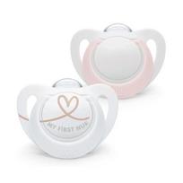 Čiulptukai Nuk Star Latex, 0-6 mėn, 2 vnt.