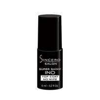 Gelinio nagų lako viršutinis sluoksnis "Sincero Salon", Super shiny INO, 6 ml