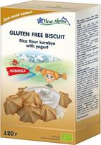 Ekologiški sausainiai be gliuteno Kurabye Fleur Alpine, 120 g