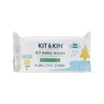 Drėgnos servetėlės Kit & Kin, 60 vnt.