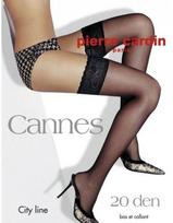 Prisegamos kojinės moterims Pierre Cardin Cannes, juodos, 20 DEN