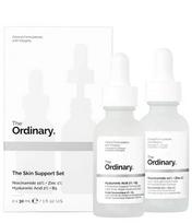 Veido priežiūros serumų rinkinys The Ordinary: Ordinary hialurono rūgštis 2% + B5, 30 ml + Niacinamidas 10% + Cinkas 1%, 30 ml