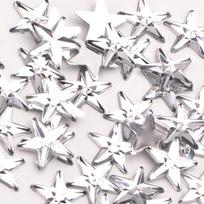 Metalinės detalės rankdarbiams žvaigždutės, 8 mm , 2,0 g