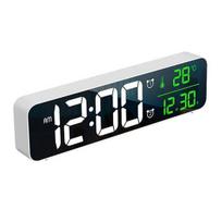 LED laikrodis su žadintuvu, temperatūra, data ir muzikos funkcija 8810