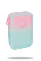 Forminis dviejų skyrių penalas su priedais CoolPack Jumper 2 Gradient Strawberry F066754