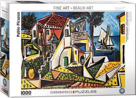 "Vidusjūrio peizažas" (Pablo Picasso) (1000 detalių)