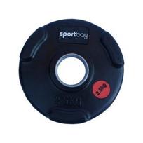 Olimpiniai gumuoti svarmenys Sportbay®, 2.5kg