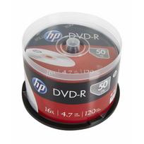 hp dvd-r, dme00025-3, 69316, 4,7gb, 16x, su verpste, 50 vnt., be spausdinimo galimybės, 12 cm, skirtas duomenų archyvavimui