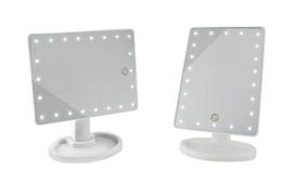 Šviečiantis kosmetinis veidrodis LED Soulima, 12,5x16,5x26 cm