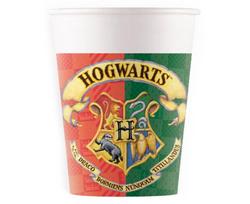 Vienkartiniai popieriniai puodeliai Harry Potter, 200 ml