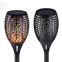 LED sodo žibintas su saulės baterija, 4 vnt