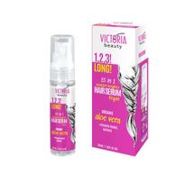 Plaukų augimą skatininantis serumas su organiniu alavijų, bolivinių balandų ekstraktu Victoria Beauty, 30ml