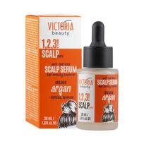 Serumas mažinantis plaukų slinkimą su organiniu arganų aliejumi, kofeinu ir hialurono rūgštimi Victoria Beauty, 30ml