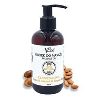Masažo aliejus VCee arganų, migdolų ir sezamo aliejai, 200 ml
