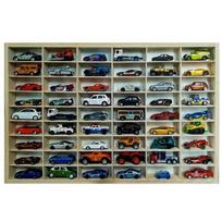 Medinė lentyna automobiliams Kruzzel, 60x40x5.3cm, ruda