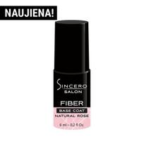 Stiklo pluošto gelio lako bazė Sincero Salon, Natural rose, 6 ml