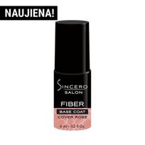 Stiklo pluošto gelio lako bazė Sincero Salon, Cover rose, 6ml