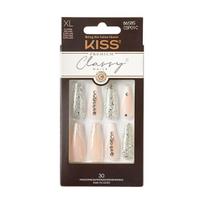 Priklijuojami nagai Kiss Classy Nails Premium Sophisticated, 30 vnt.