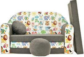 Vaikiška sofa Welox, pilka